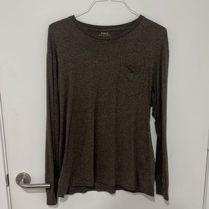 Polo Long Sleeve Pocket Tee-Shirt